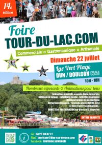 14e édition de la foire Tour-du-lac.com. Le dimanche 22 juillet 2018 à DOULCON. Meuse.  10H00